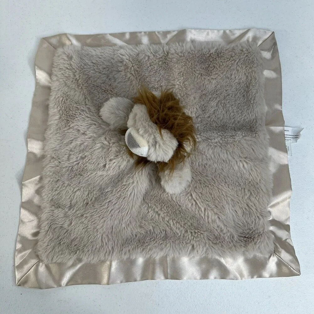 Cloud Island Lion Baby Plush‎ Lovey Security Blanket Satin Trim Target 14